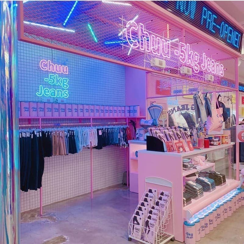 Decorate the gift shop with neon lights