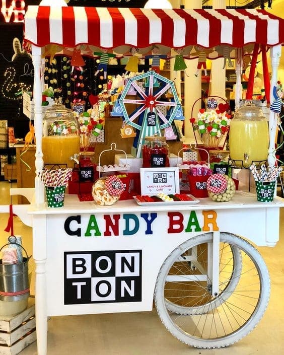 candy bar chariot